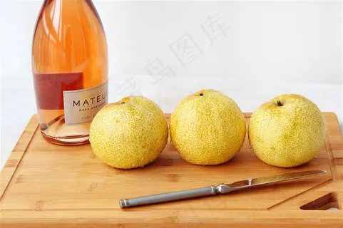 诱人的酸梨摄影图