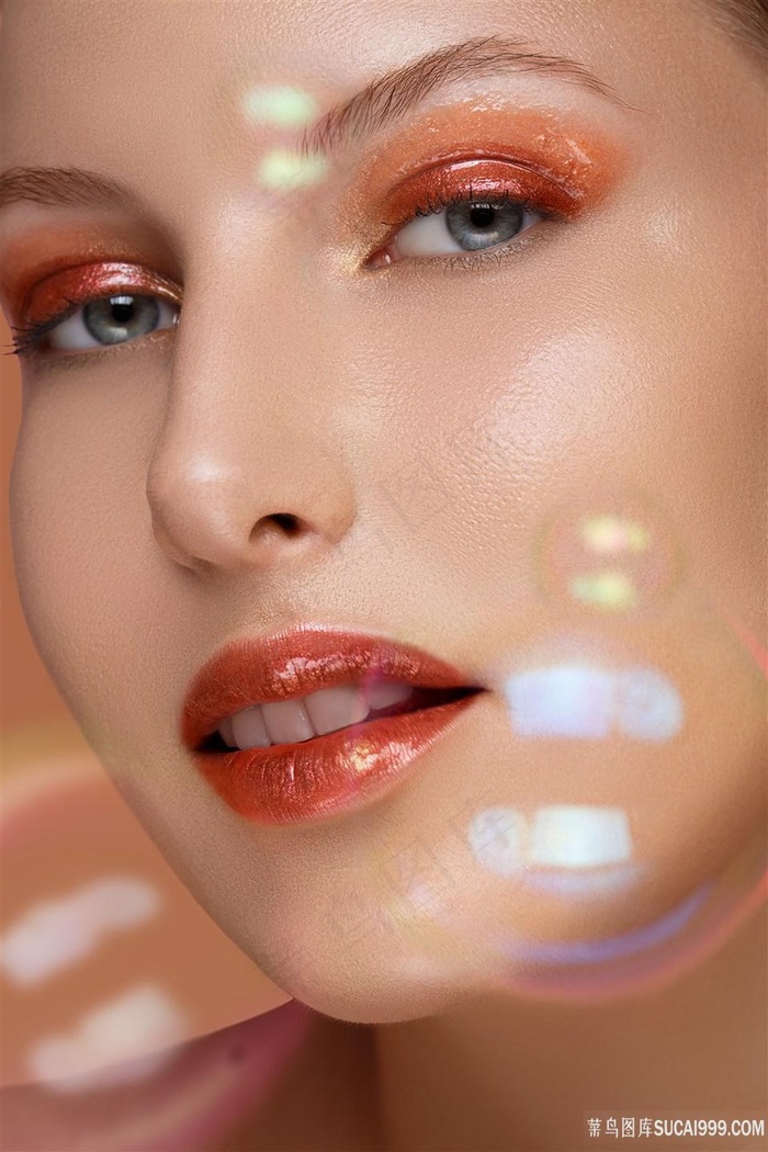 化妆品模特美容