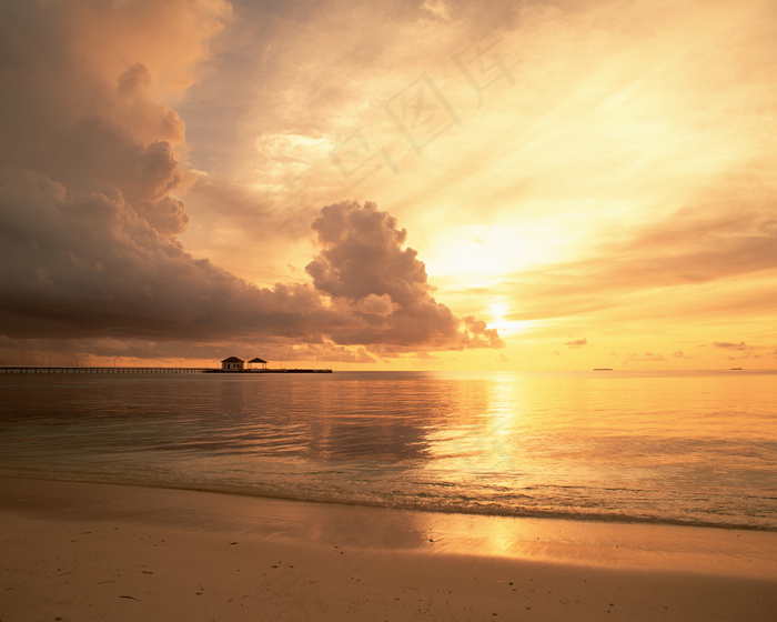 海边的夕阳图片下载