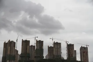 灰色的城市建筑