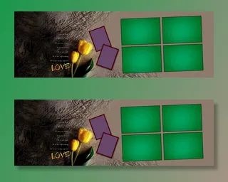 照片画册psd素材