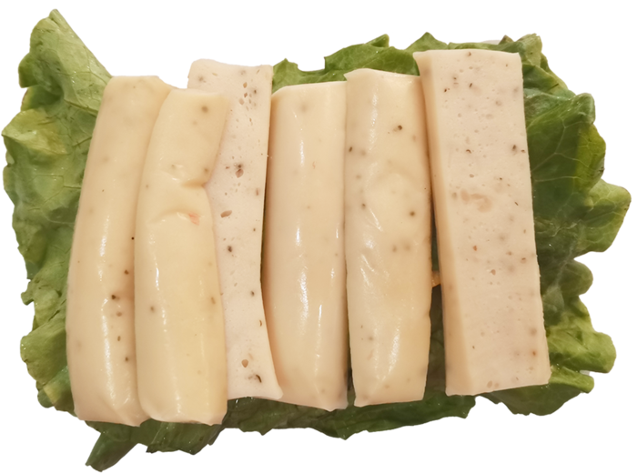 鸡肉肠蔬菜制作过程紫薯三明治免抠元素实物摄影素材