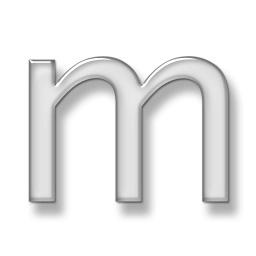 字母M PNG免抠(256x256)