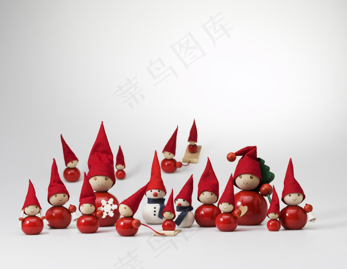 可爱圣诞雪人图片下载