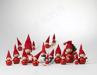 可爱圣诞雪人图片下载