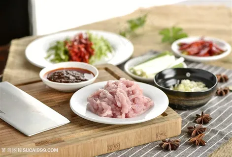 肉丝与食材香料 肉丝与食材香料