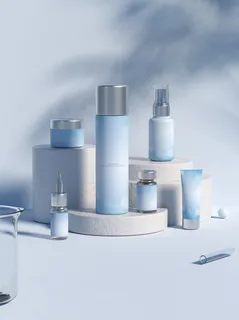 VI样机化妆品贴图包装logo样机