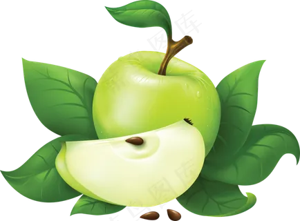 水果坚果鲜水果苹果免抠大苹果