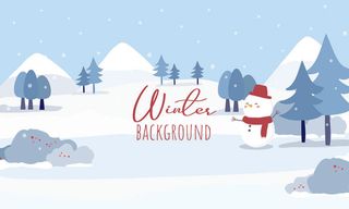 设计创造冬天圣诞节