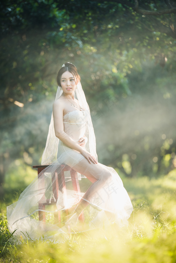 韩国*婚纱美女模特高清摄影图片