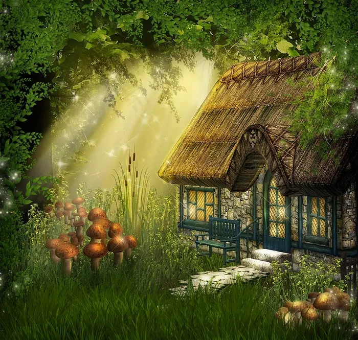 梦幻森林系房屋