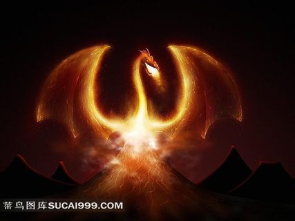 火焰龙壁纸设计