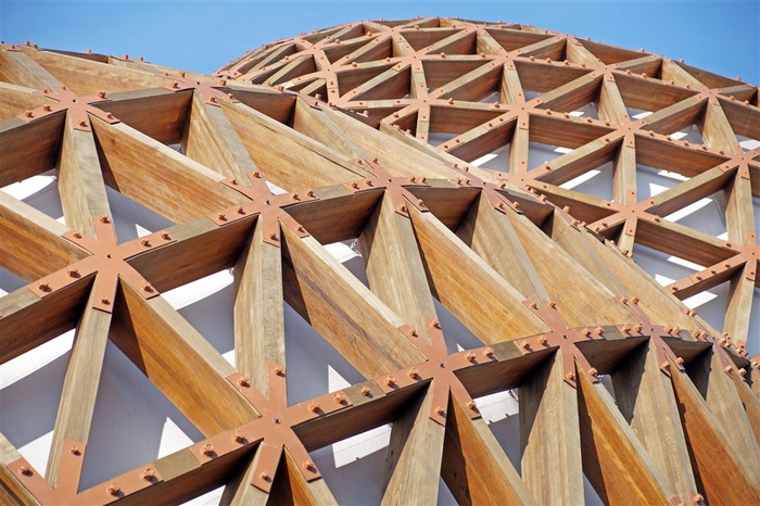 时尚木质建筑高清大图