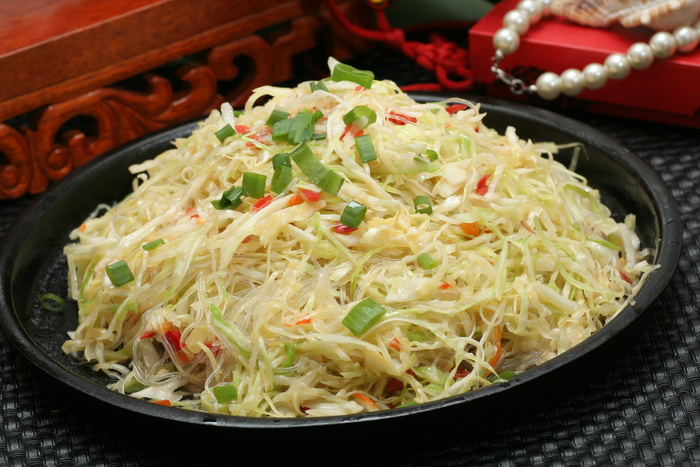 平锅粉丝包菜 (9)