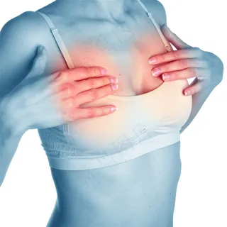 用手触摸身体疼痛部位