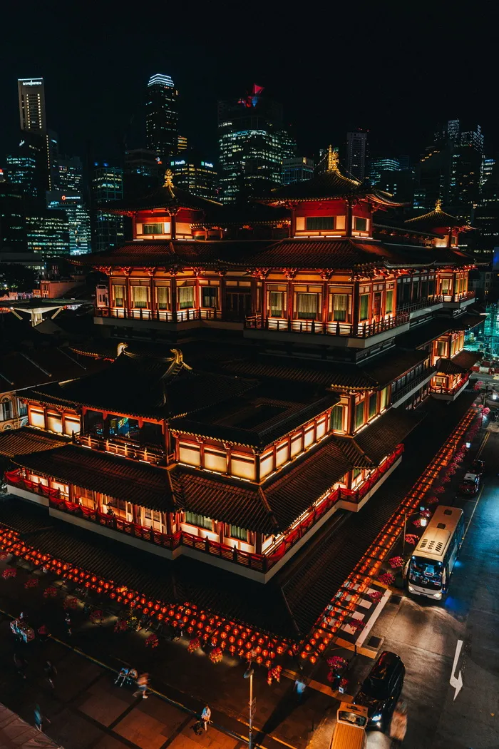 中式酒店建筑图片