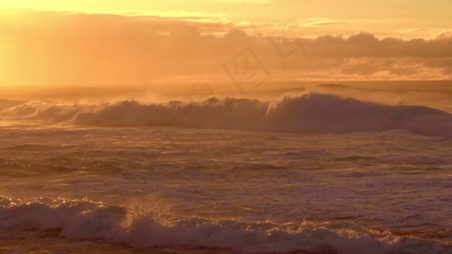 海洋, 日落, 波浪, 自然, 海, 支撑, 云, 水, 风