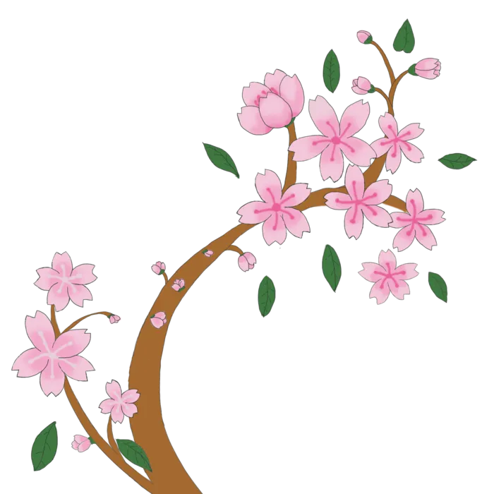 春天浪漫粉红色樱花手绘樱花梅花桃花花朵图片PNG免扣素材