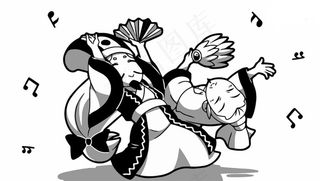 好基友默契舞蹈