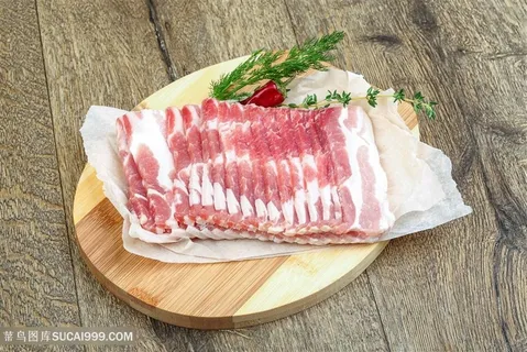 美味的肉片特写高清图片