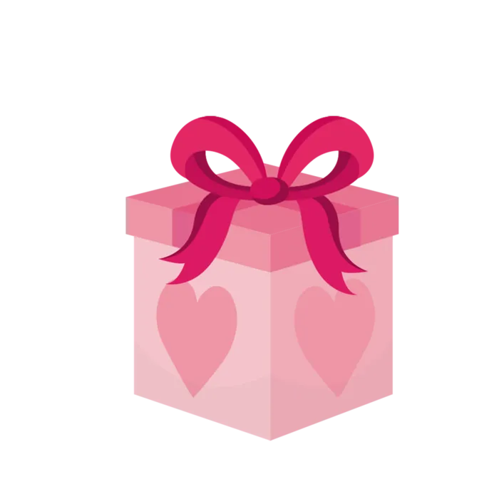 粉色卡通礼盒