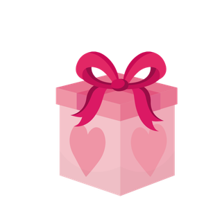 粉色卡通礼盒