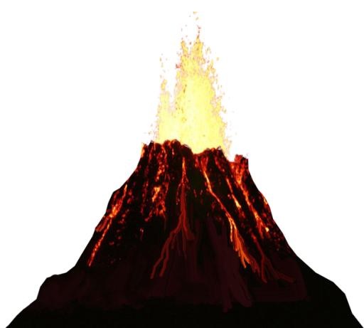 火山 PNG免抠(624x562)