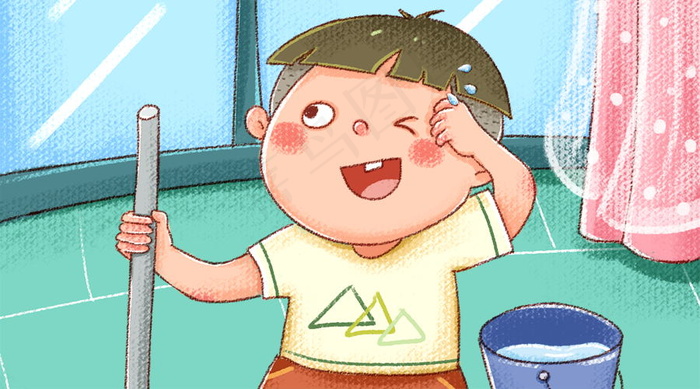 五一劳动节插画  psd模版下载