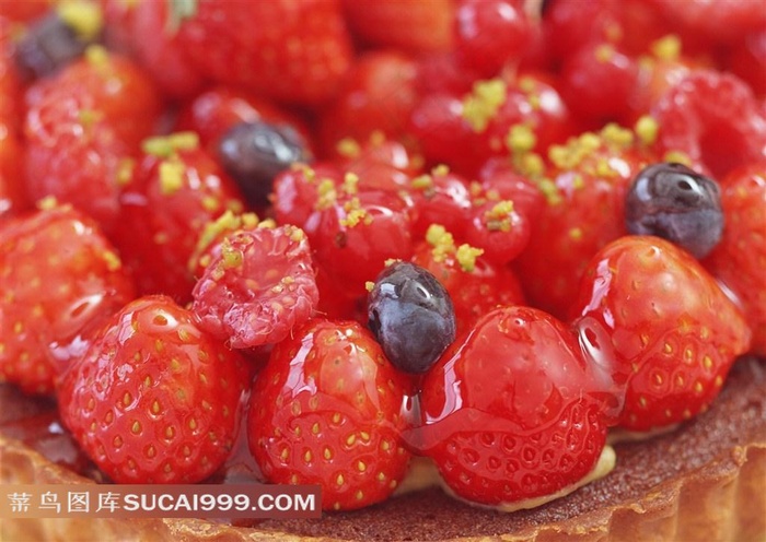 草莓蛋糕甜点美图