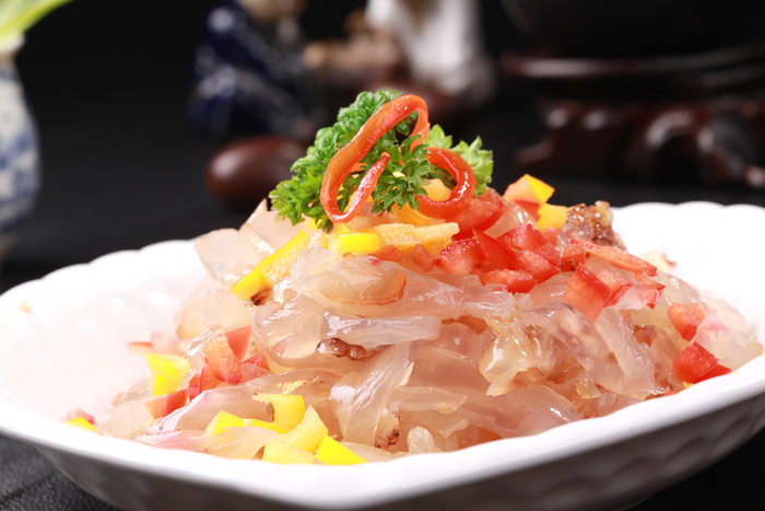 菜椒焗海蜇 (2)