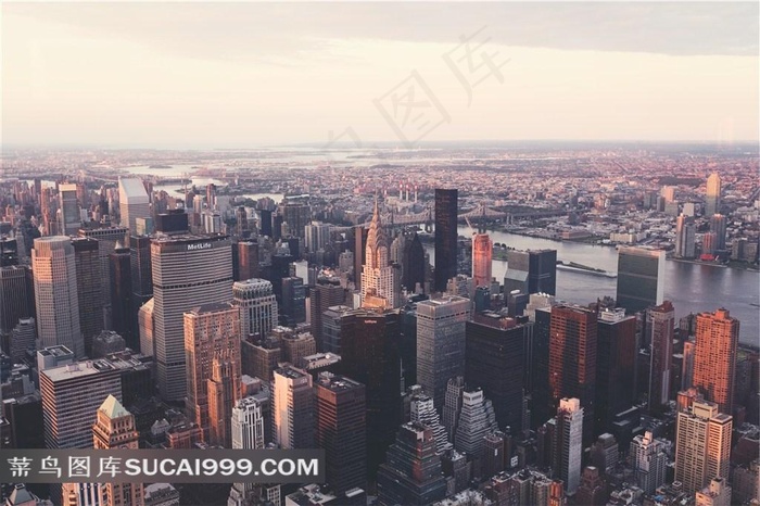 纽约的摩天大楼