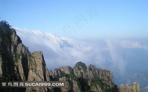 中国黄山云海素材图片 中国黄山云海素材图片