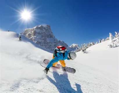 冬日雪山滑雪图片 冬日雪山滑雪图片