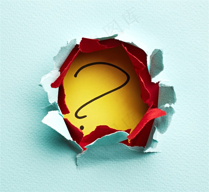 创意多层纸张撕纸效果背景