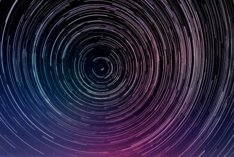 唯美星空背景高清图片