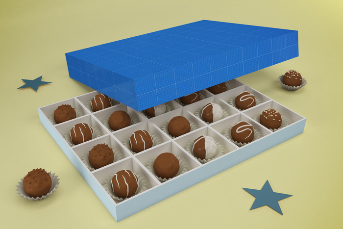 设计盒子样品psd素材