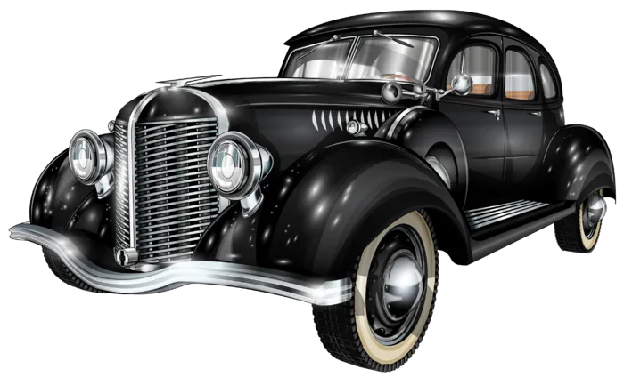 透明汽车素材老式汽车小车免扣复古汽车