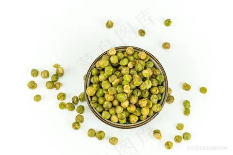 蒜香青豆摄影图片