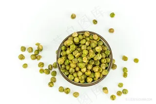 蒜香青豆摄影图片