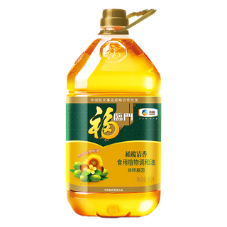 中粮福临门橄榄调和油5升超市商品白底图免抠实物摄影png格式图片透明底