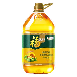 中粮福临门橄榄调和油5升超市商品白底图免抠实物摄影png格式图片透明底