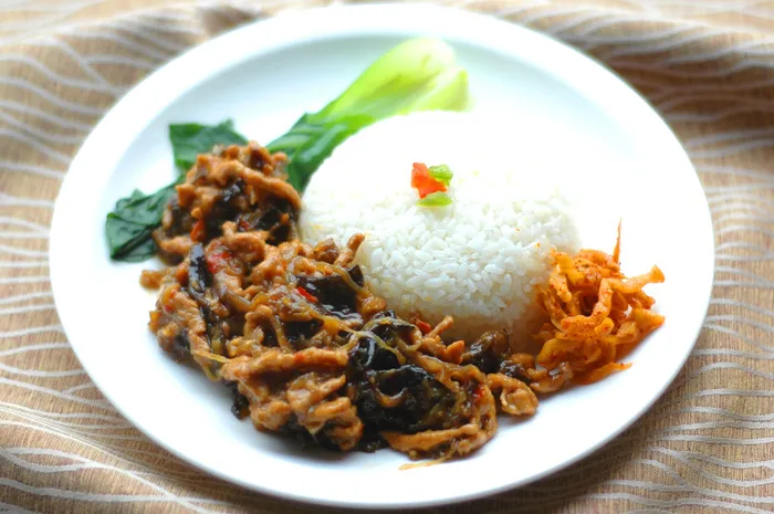 鱼香肉丝烩饭