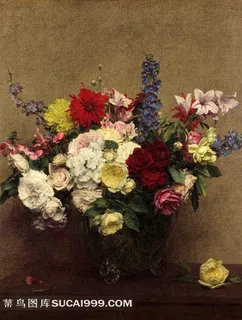 外国鲜花静物传世经典油画 外国鲜花静物传世经典油画