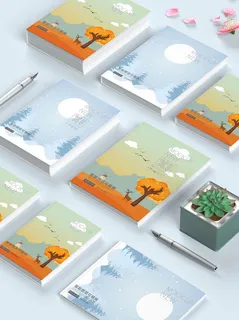 包装智能贴图样机VI效果PSD素材