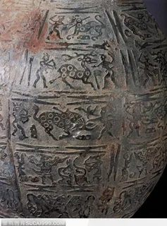 传统工艺-狩猎青铜花纹 传统工艺-狩猎青铜花纹