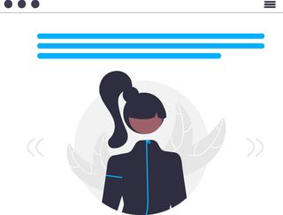 2.5d网页小人插画小图标素材