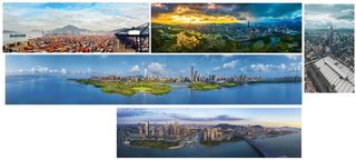 深圳 全览图 前海 深圳湾 跨海大桥