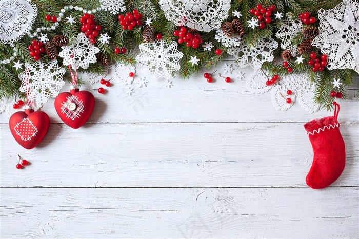 可爱的圣诞装饰