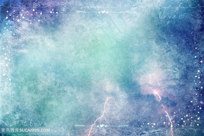 复古蓝绿色大理石冰纹背景图片