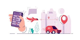 扁平化人物场景办公互联网等距ai矢量设计网页海报UI素材插画